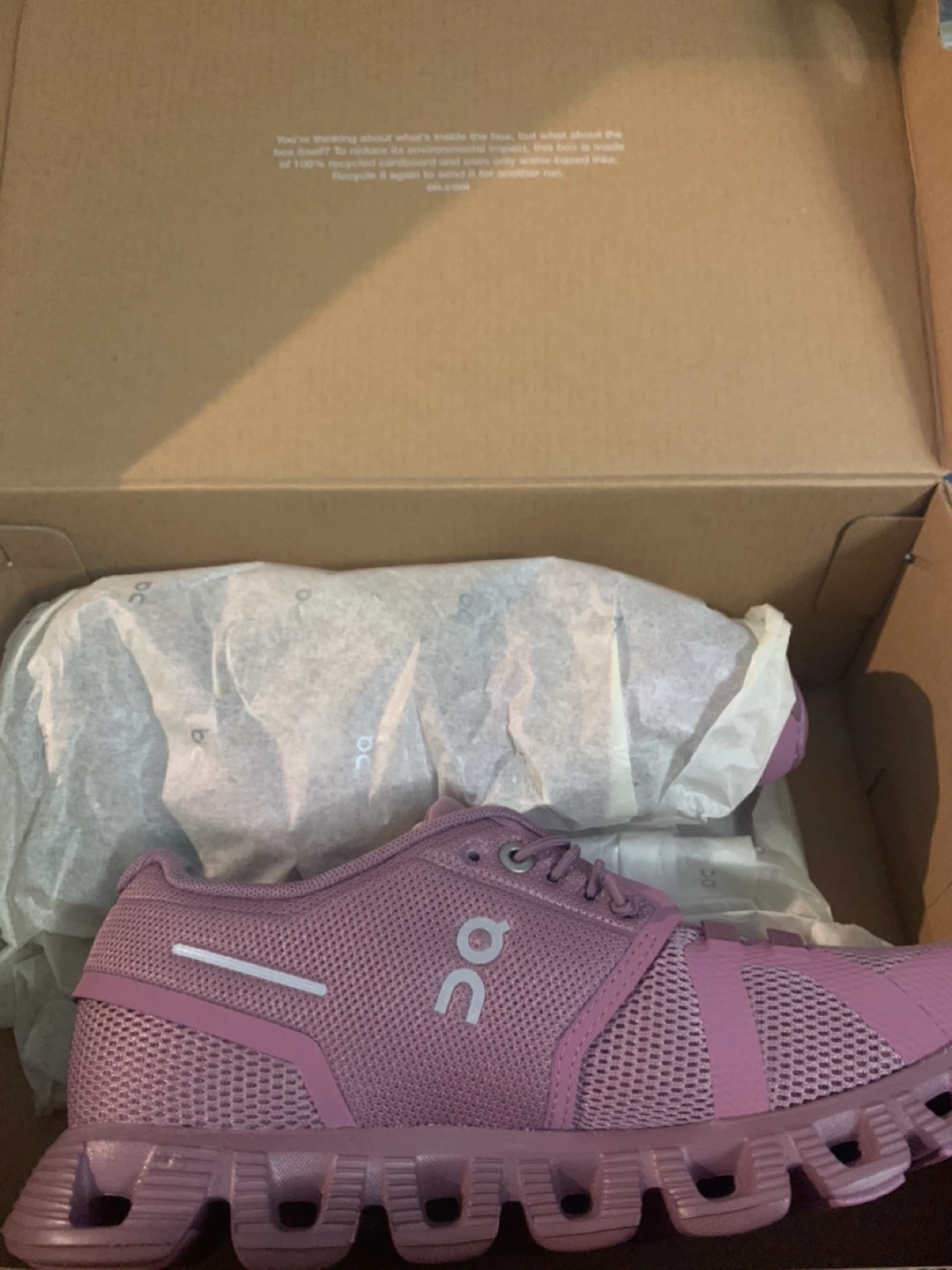 On Cloud Women's Running Shoes - Size 6, Lilac - photo 3