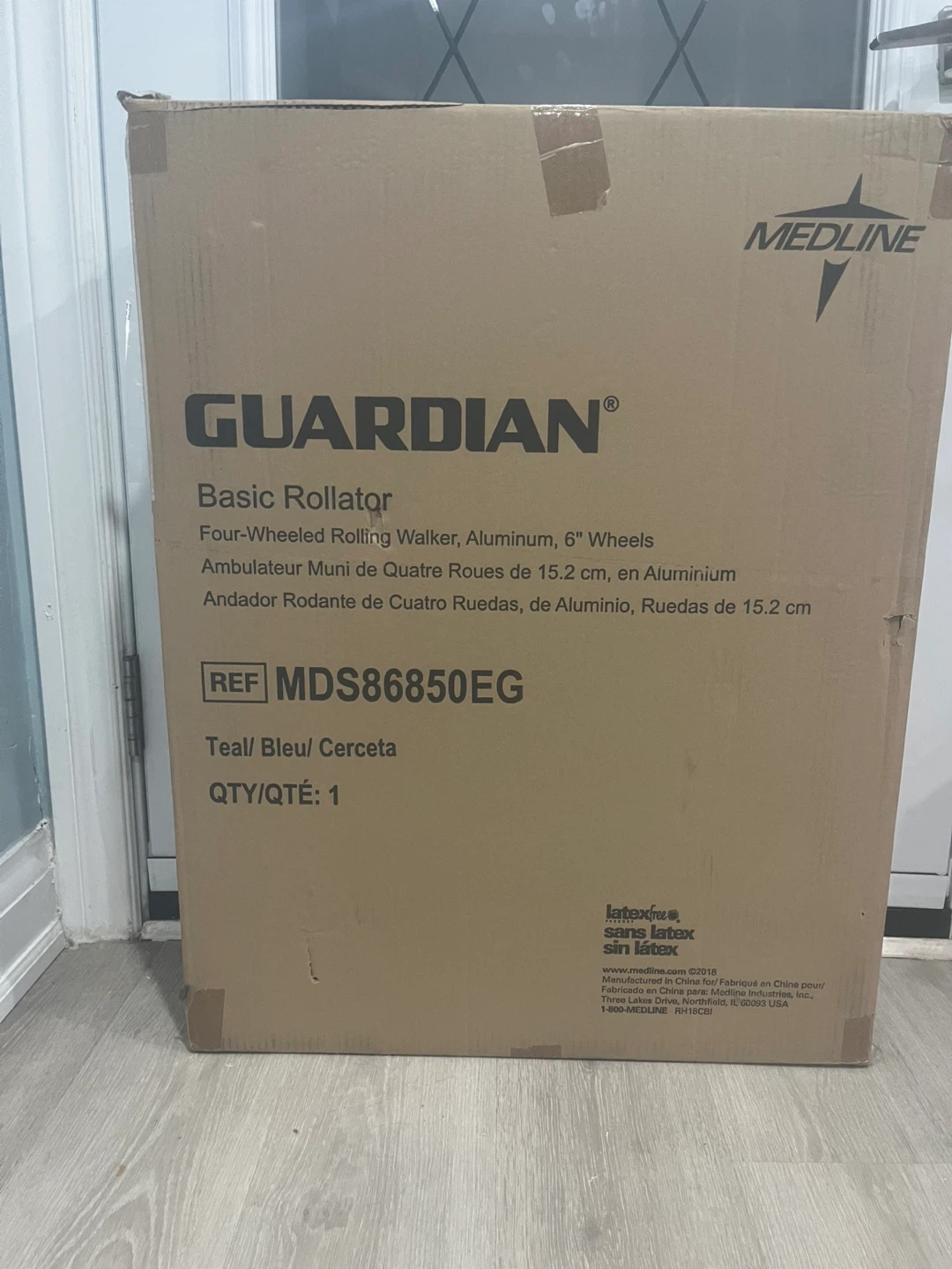 Medline Guardian Basic Rollator - Teal