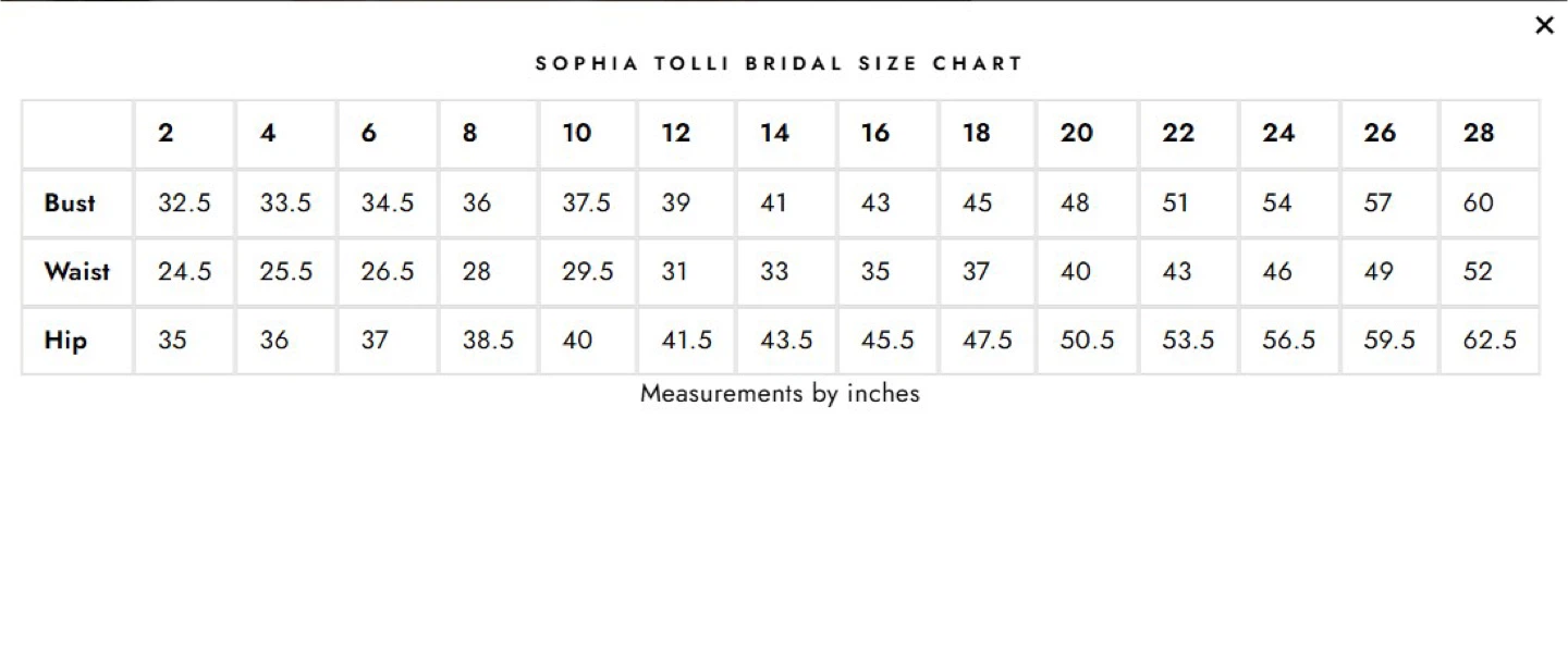 Brand new Sophia Tolli Wedding Dress, Size 8 - photo 3