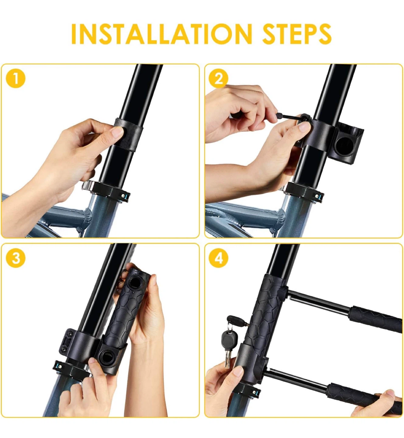 New pack Bike Lock - Cable & U-Lock Set - photo 5