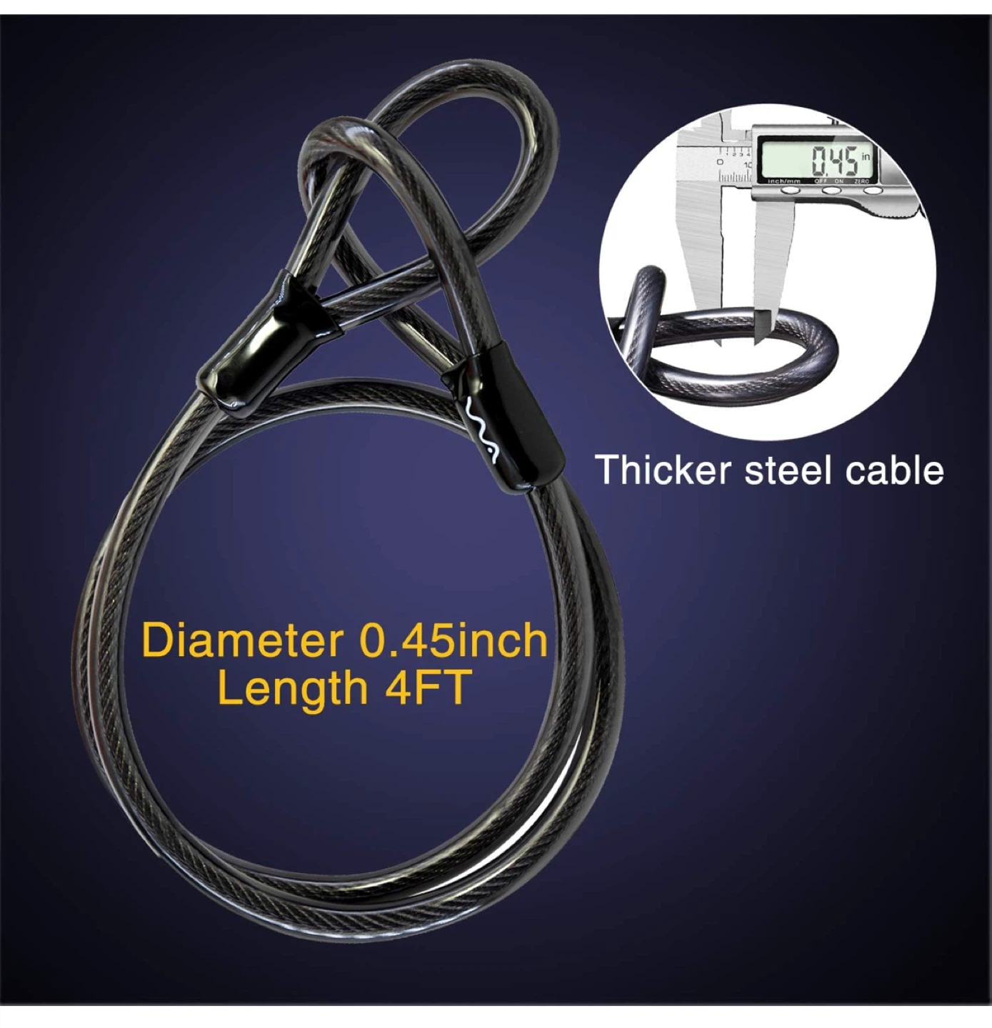New pack Bike Lock - Cable & U-Lock Set - photo 4