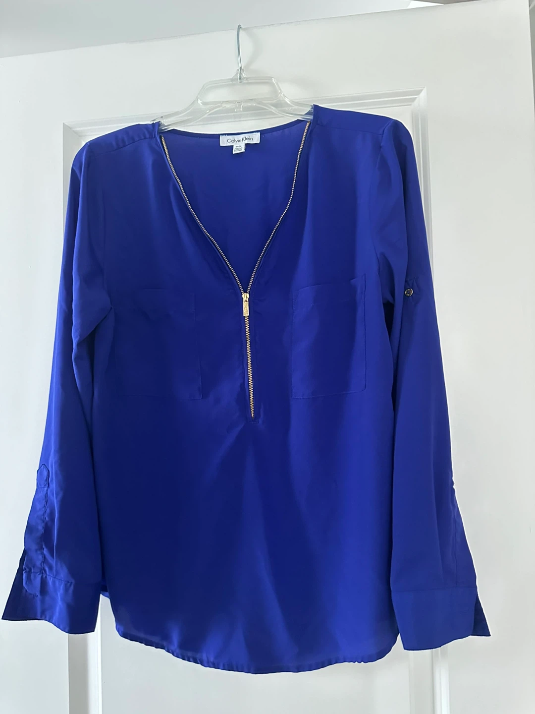 Calvin Klein Blue Blouse - photo 2