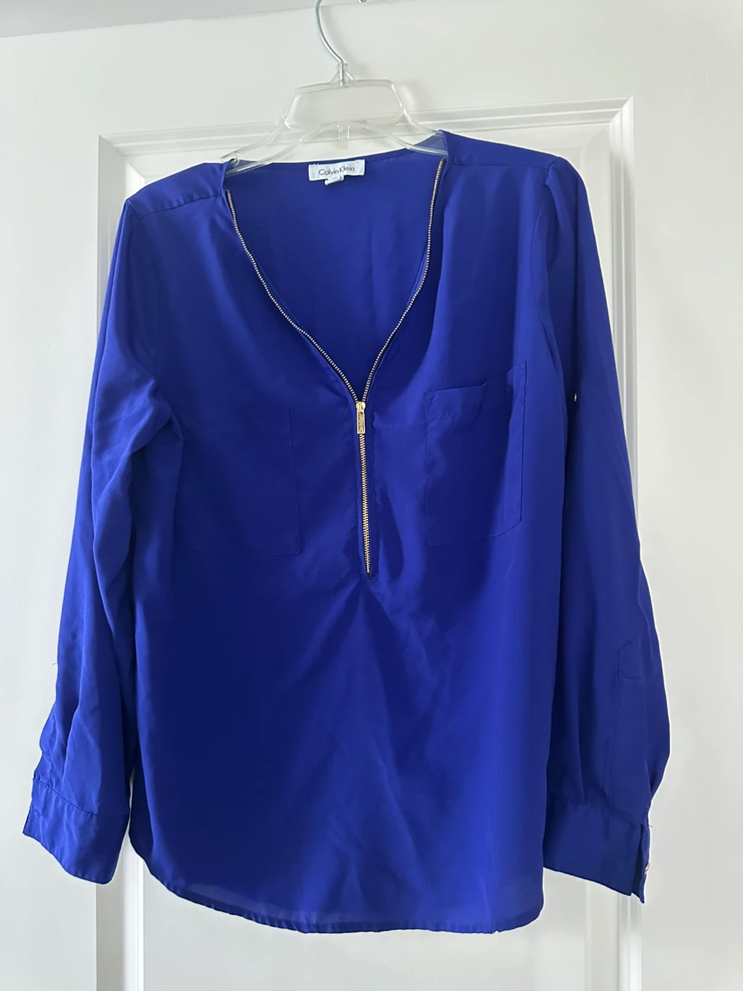 Calvin Klein Blue Blouse - photo 4