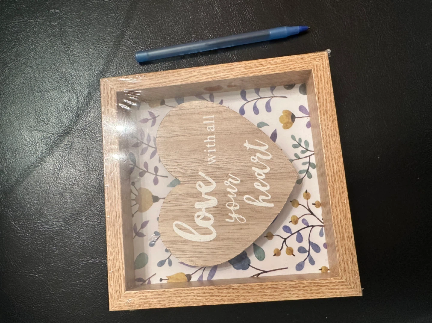 New 'Love with all your heart' framed decor - photo 3