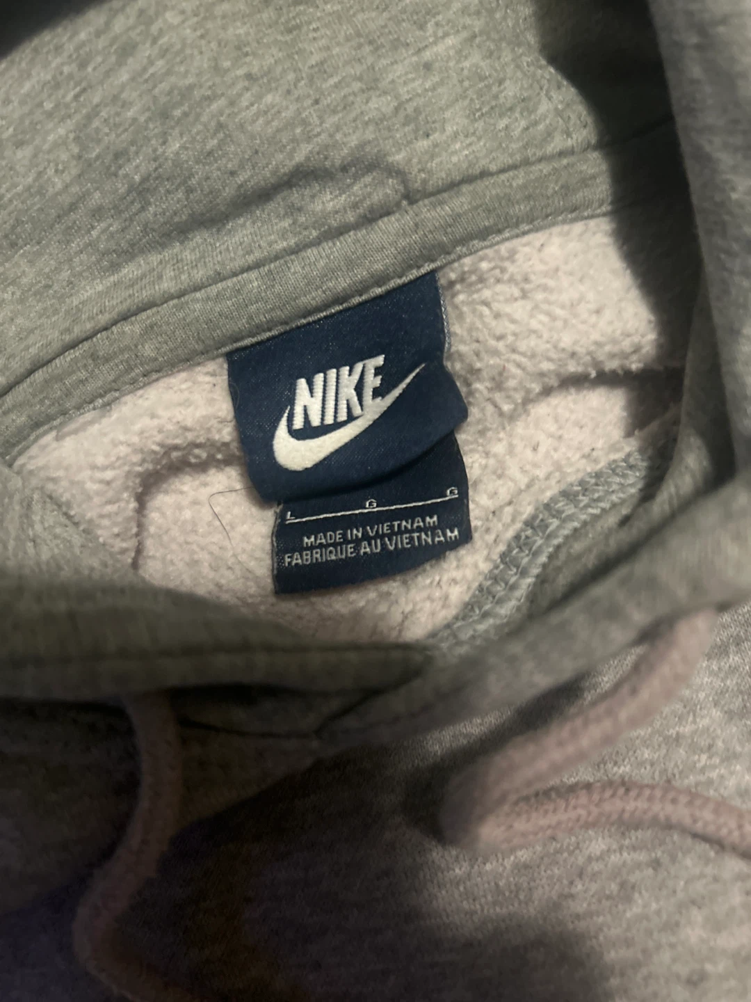 Nike Grey Hoodie - Size L - photo 2