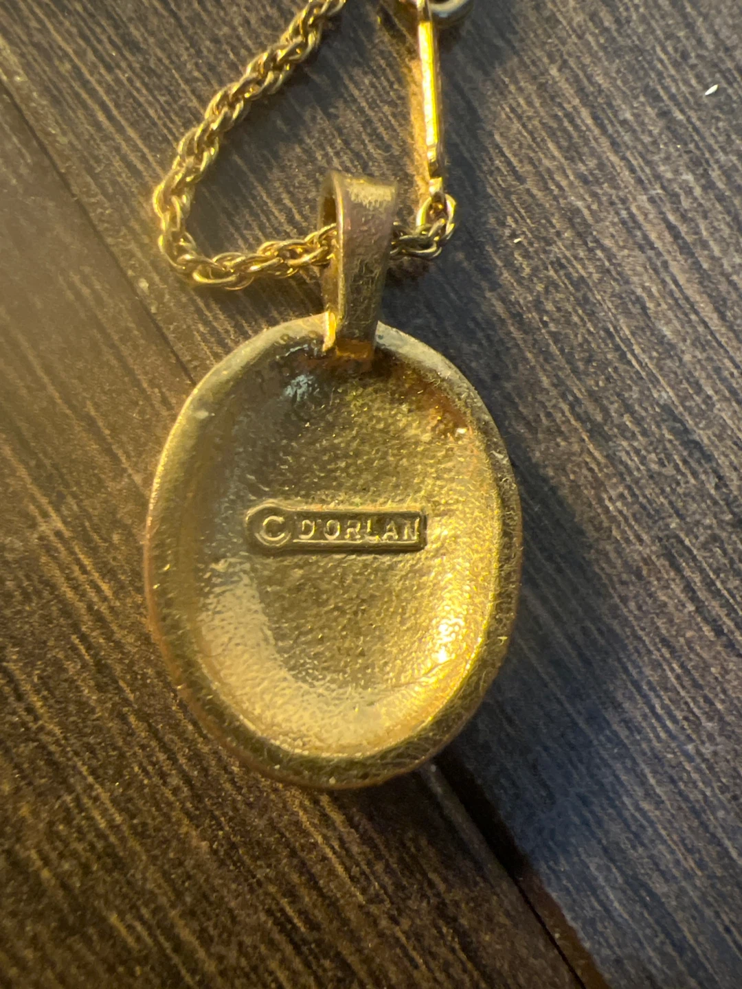 Vintage D'Orlan Gold Tone Necklace - photo 2