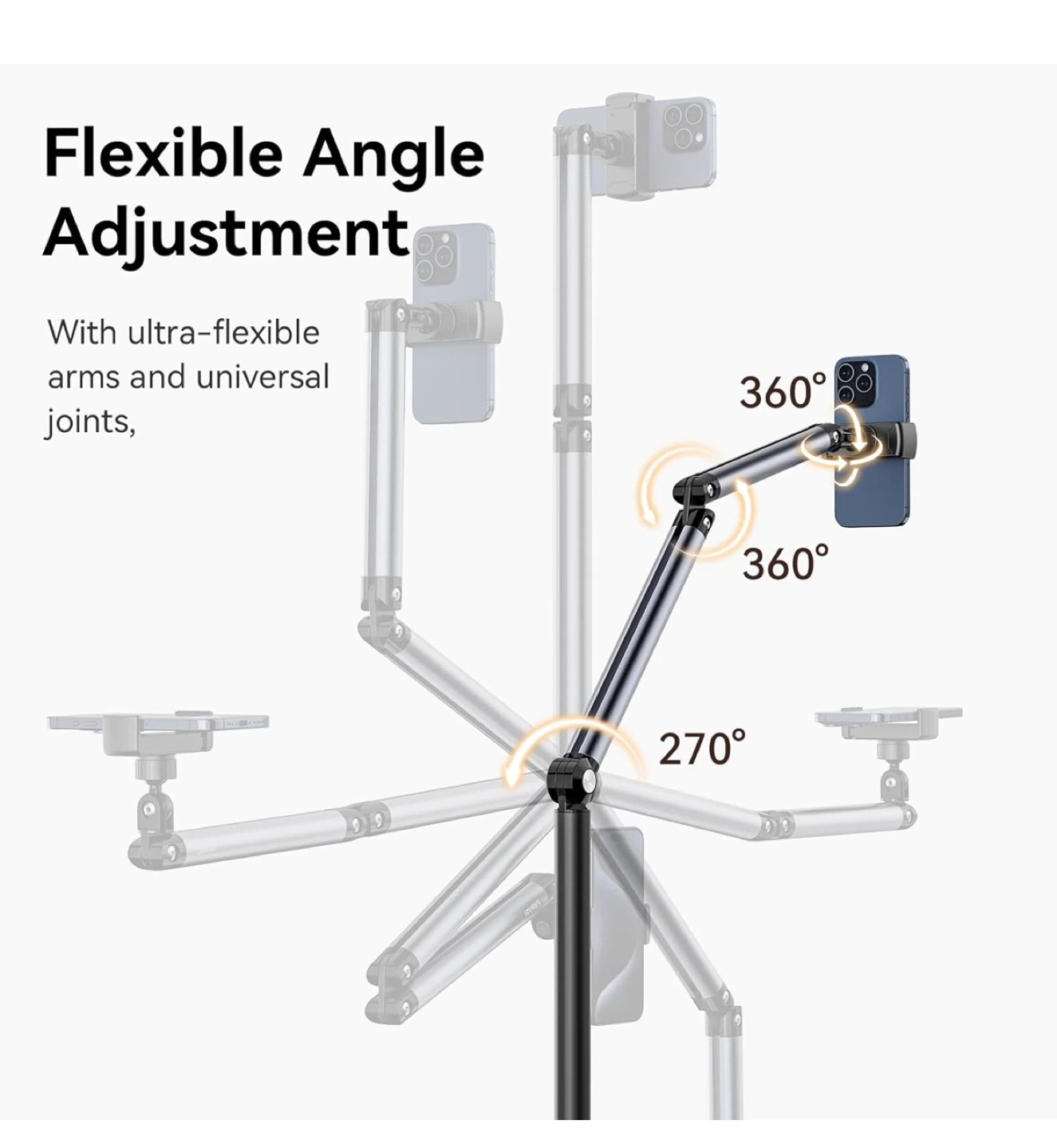 New Pack  Extendable Phone Stand - Up to 1.45 Meters - photo 2