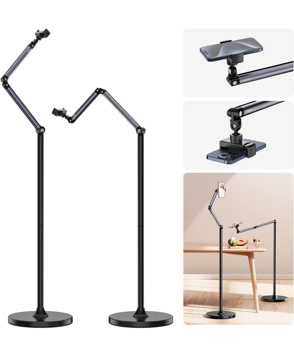 New Pack  Extendable Phone Stand - Up to 1.45 Meters