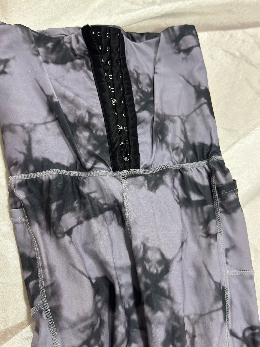 Tie-dye Gray Leggings - photo 3