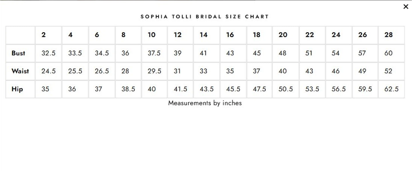 Brand new Sophia Tolli Y3163 Wedding Dress - Size 12 - photo 3