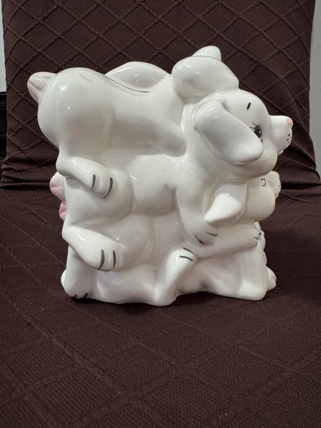 Vintage Rabbit Stack Coin Bank - photo 3