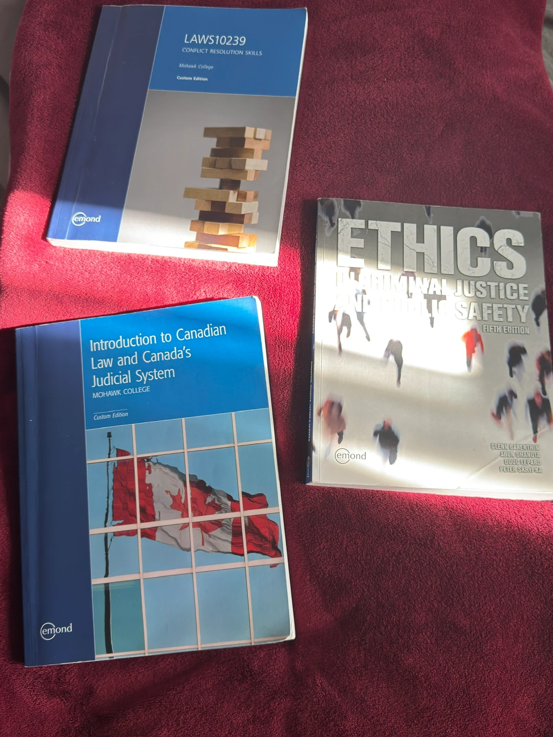 Mohawk College Law & Ethics Textbooks