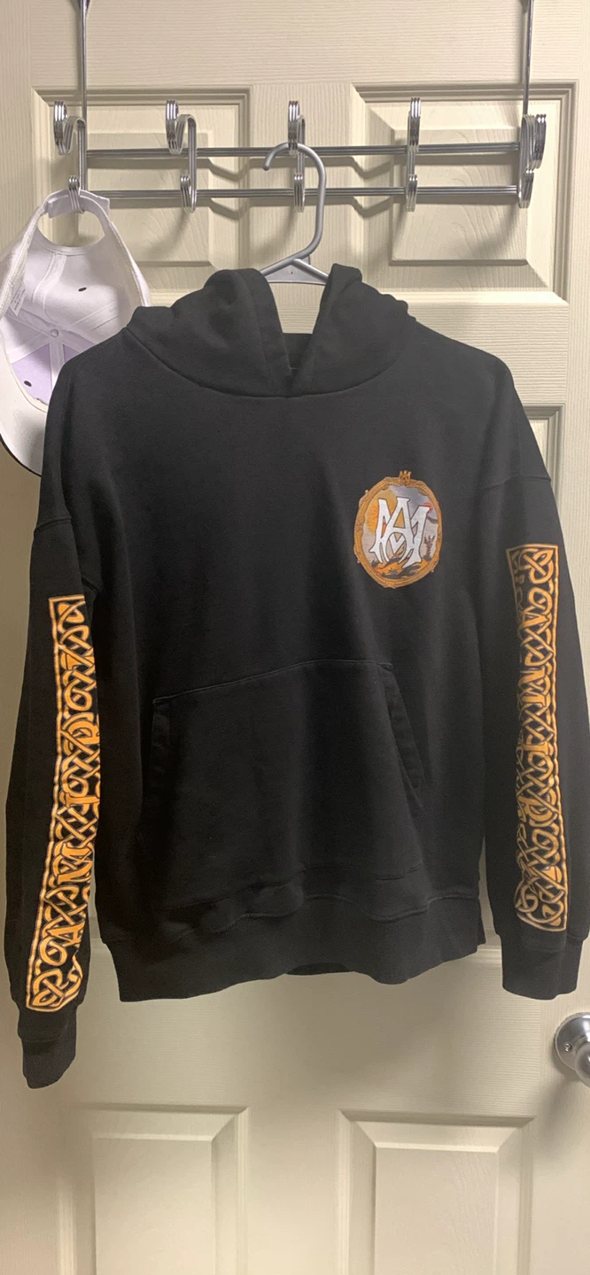 AMIRI Black Cotton Hoodie Size S