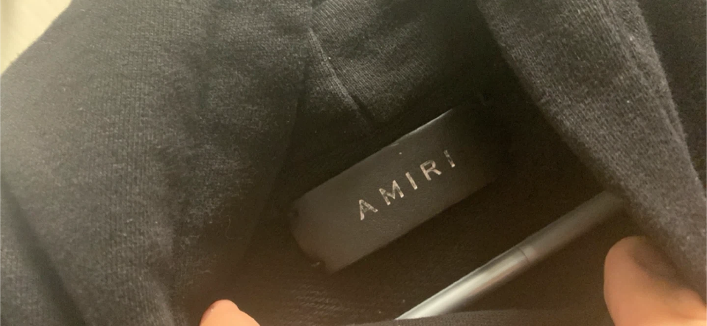 AMIRI Black Cotton Hoodie Size S - photo 4