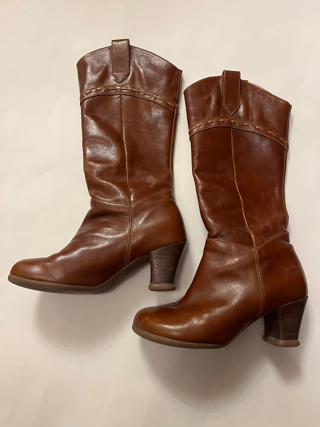John Fluevog Leather cowboy boots Boots size 6 to 6.5