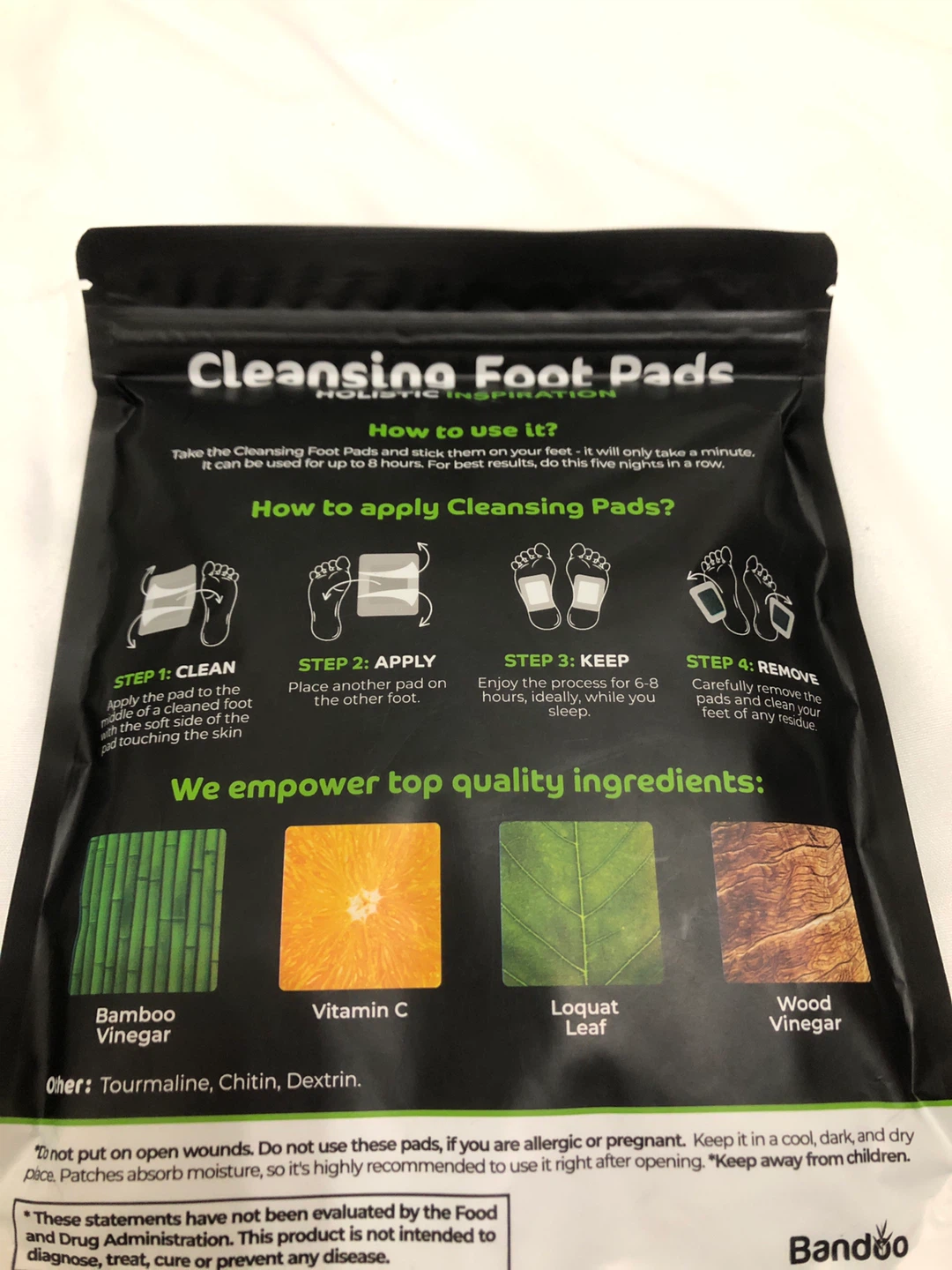 Bandoo Cleansing Foot Pads - New! - photo 3