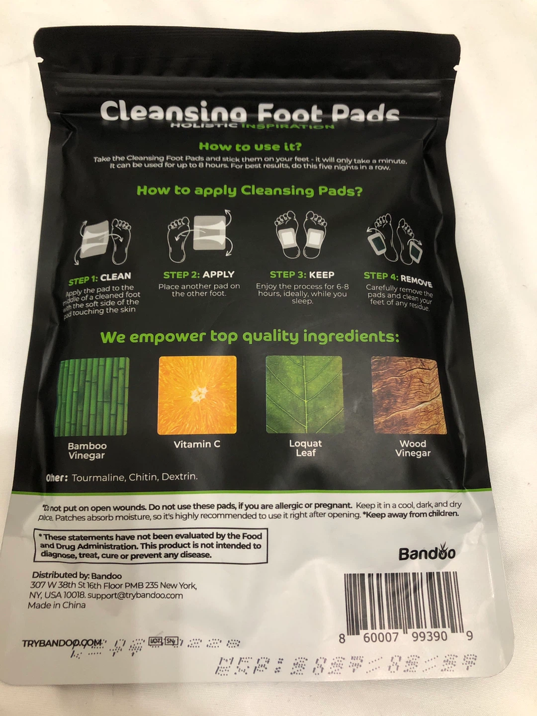 Bandoo Cleansing Foot Pads - New! - photo 4