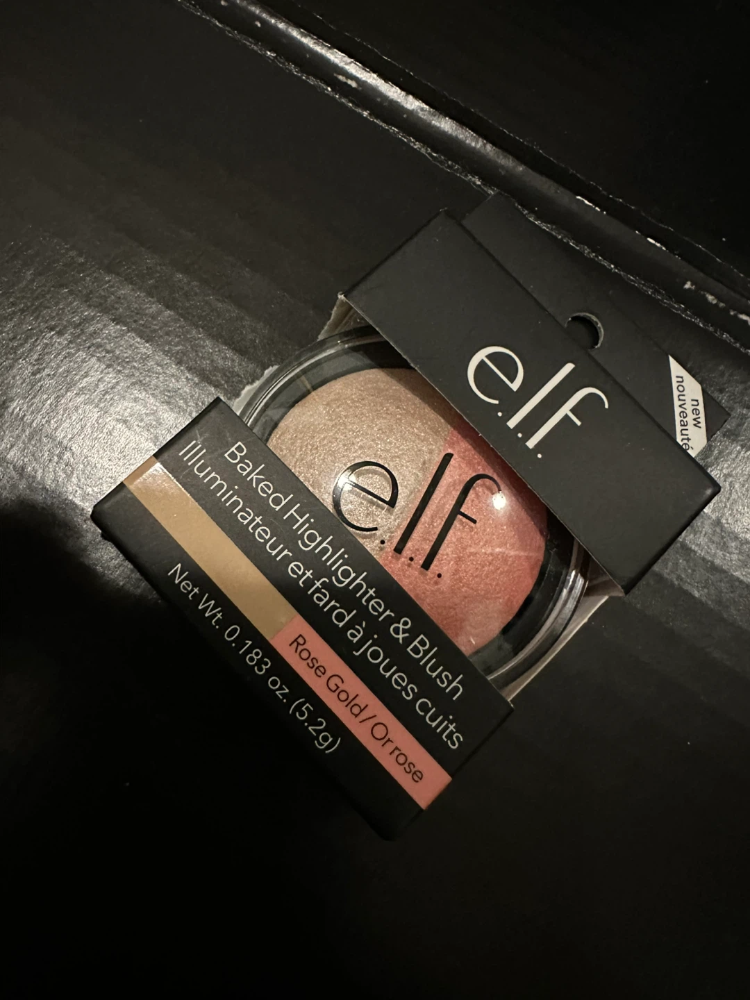 New e.l.f. Baked Highlighter & Blush - Rose Gold