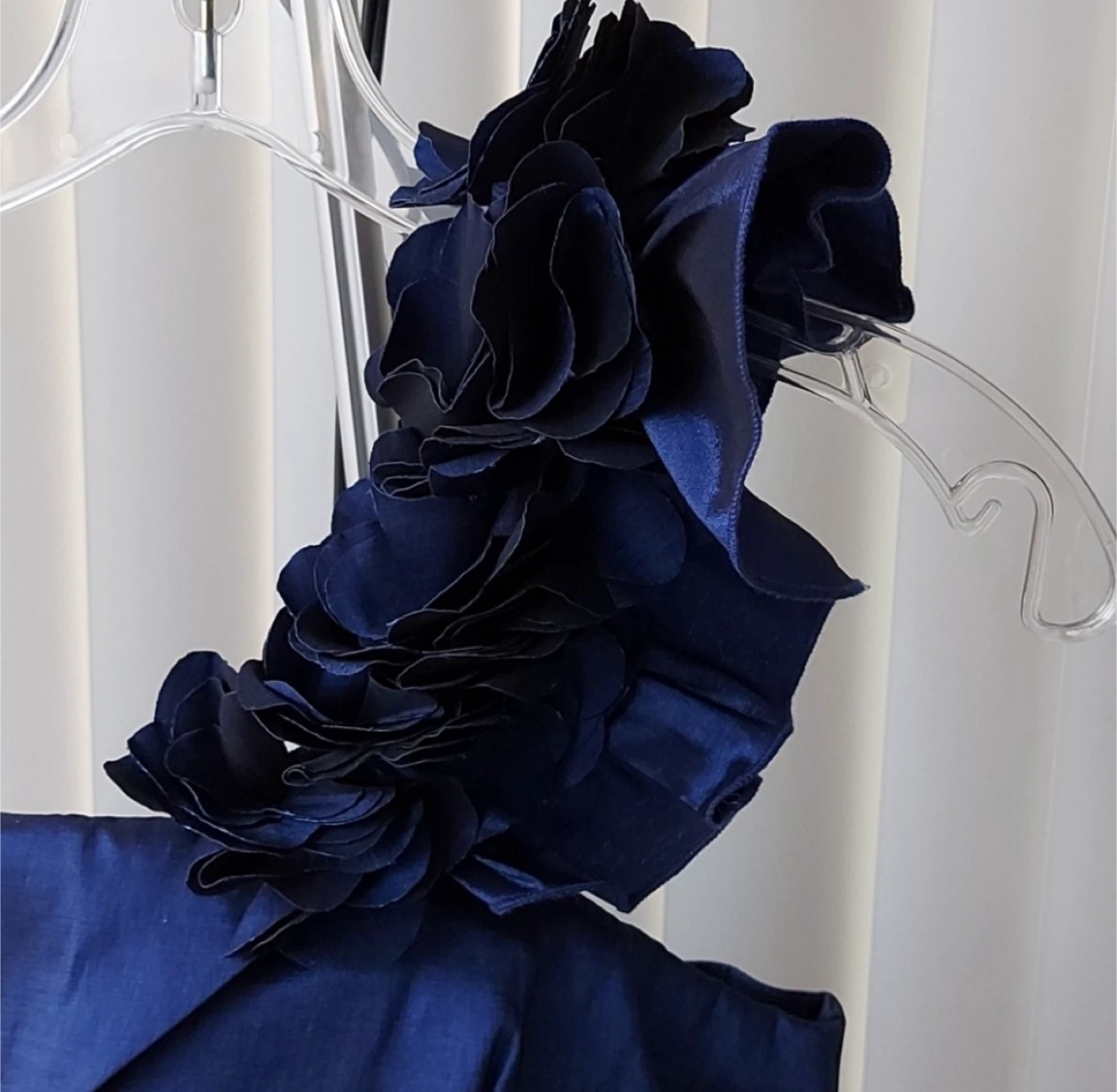 Navy Blue One-Shoulder Dress - photo 4