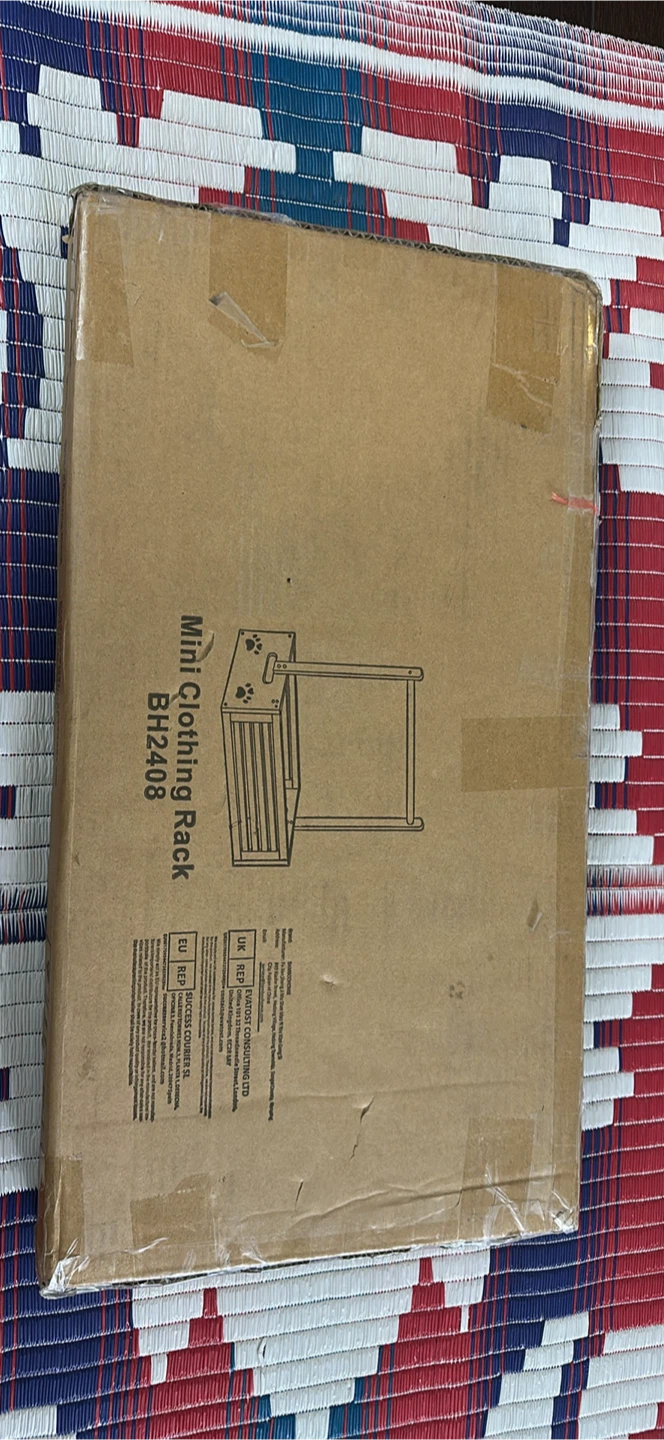 Mini Clothing Rack - Natural Wood-New in box - photo 2
