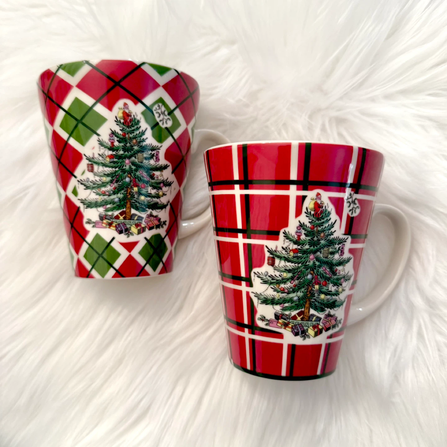 Contemporary Spode Christmas Tree mugs (priced per mug)