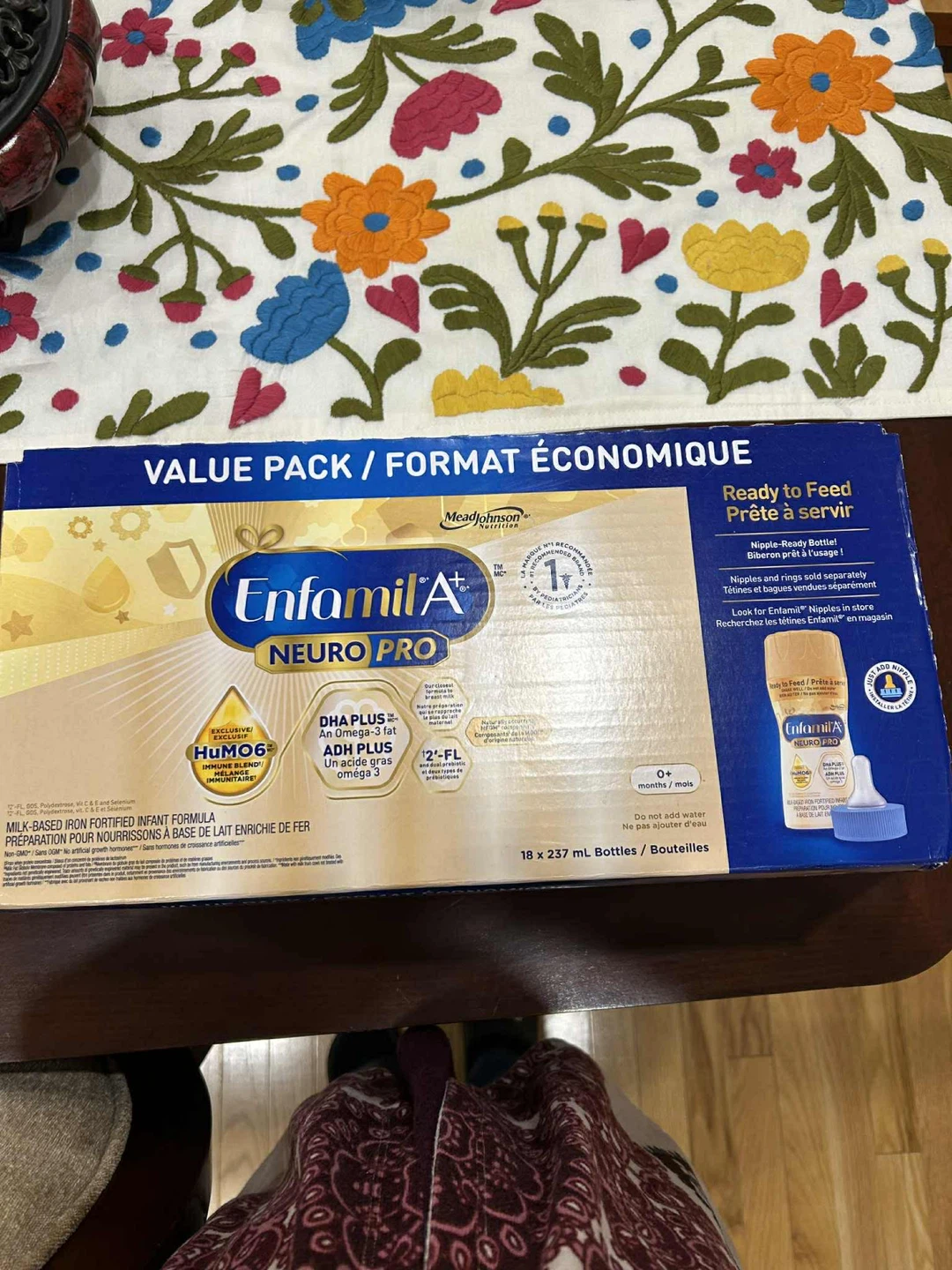 Enfamil A+ Neuro Pro Ready to Feed Formula 18x237mL