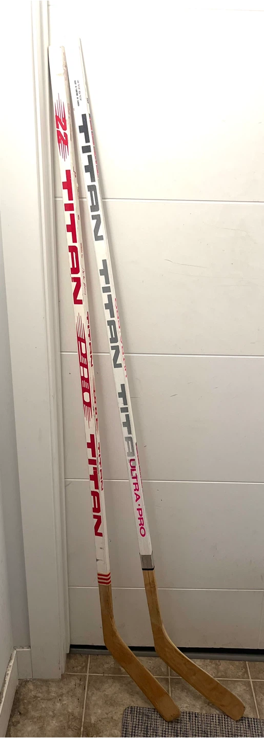 Vintage LH Titan Hockey Sticks