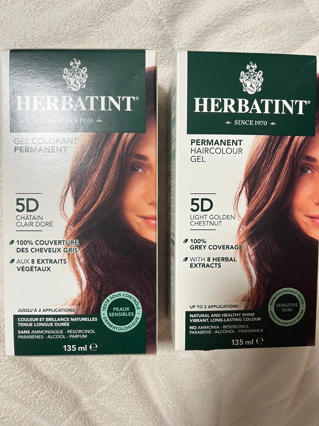 Herbatint 5D Hair Colour - Light Golden Chestnut - photo 3