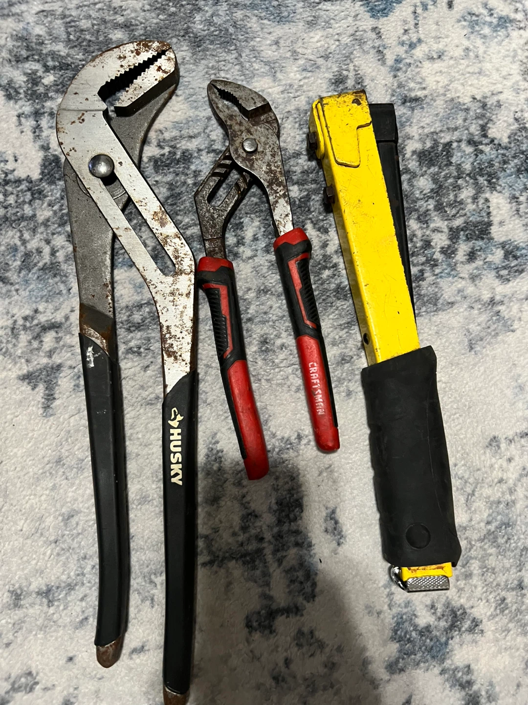 Husky & Craftsman Pliers + hammer stapler