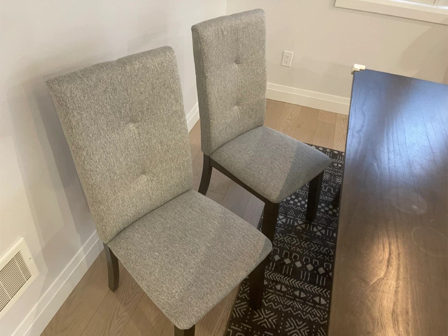 [Last Chance] Dark Brown Dining Table with 4 Chairs - photo 3