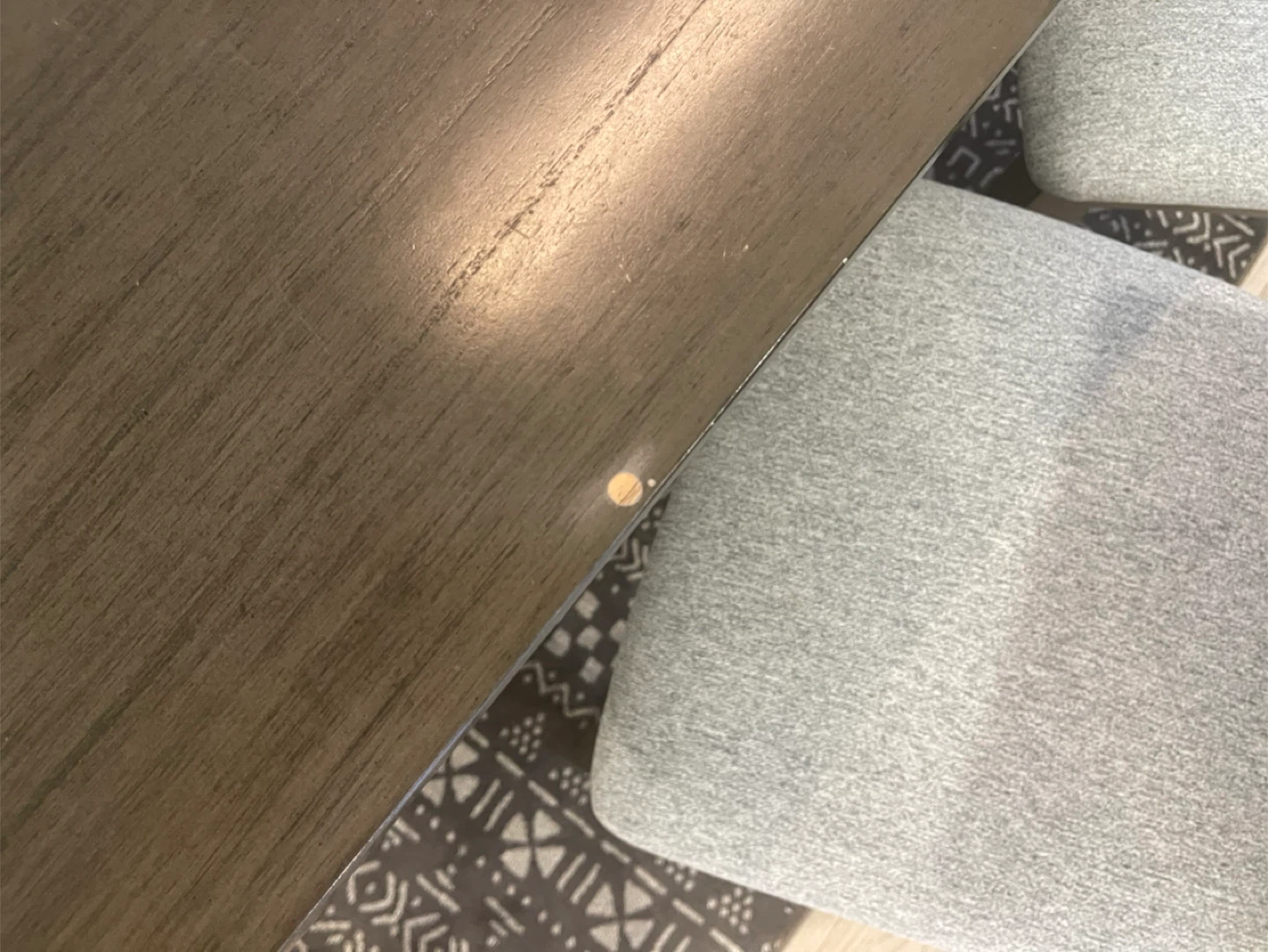 [Last Chance] Dark Brown Dining Table with 4 Chairs - photo 5