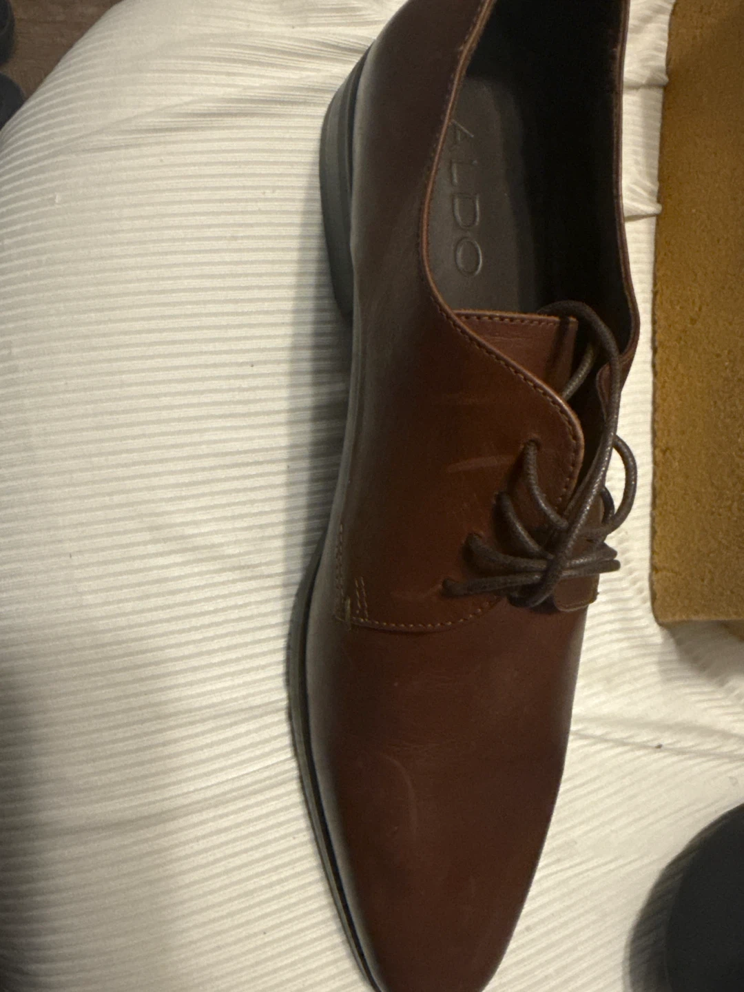 ALDO Brown Leather Dress Shoes - photo 2