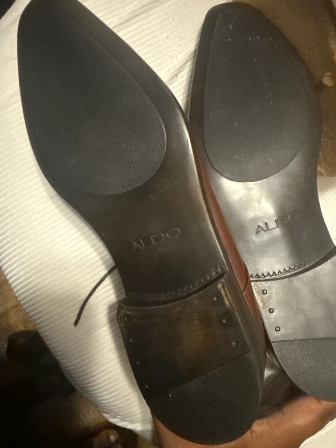 ALDO Brown Leather Dress Shoes - photo 5