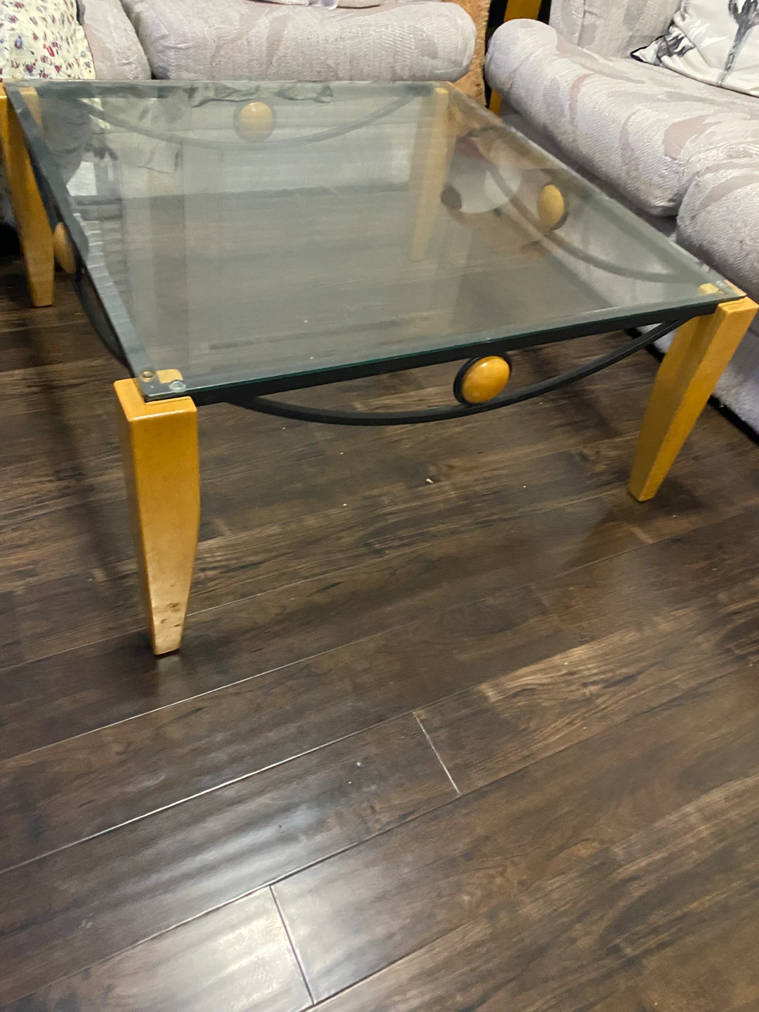Glass Top Coffee Table
