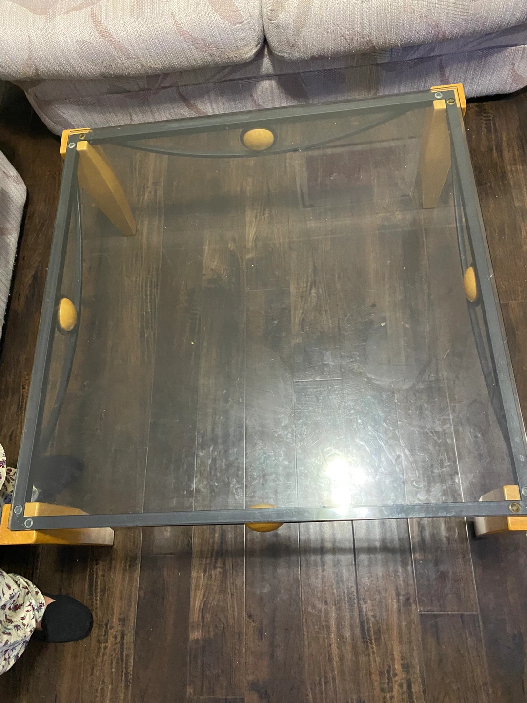 Glass Top Coffee Table - photo 2