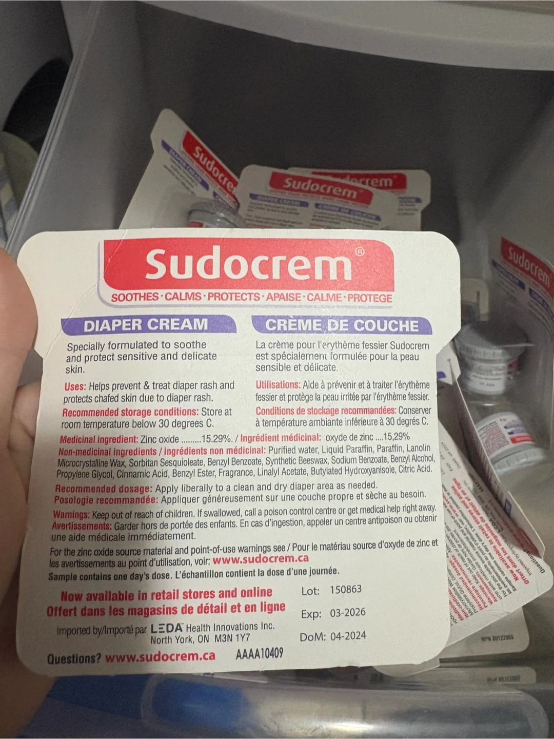 New Sudocrem Diaper Cream 10g- $10 for 20 of them - photo 2