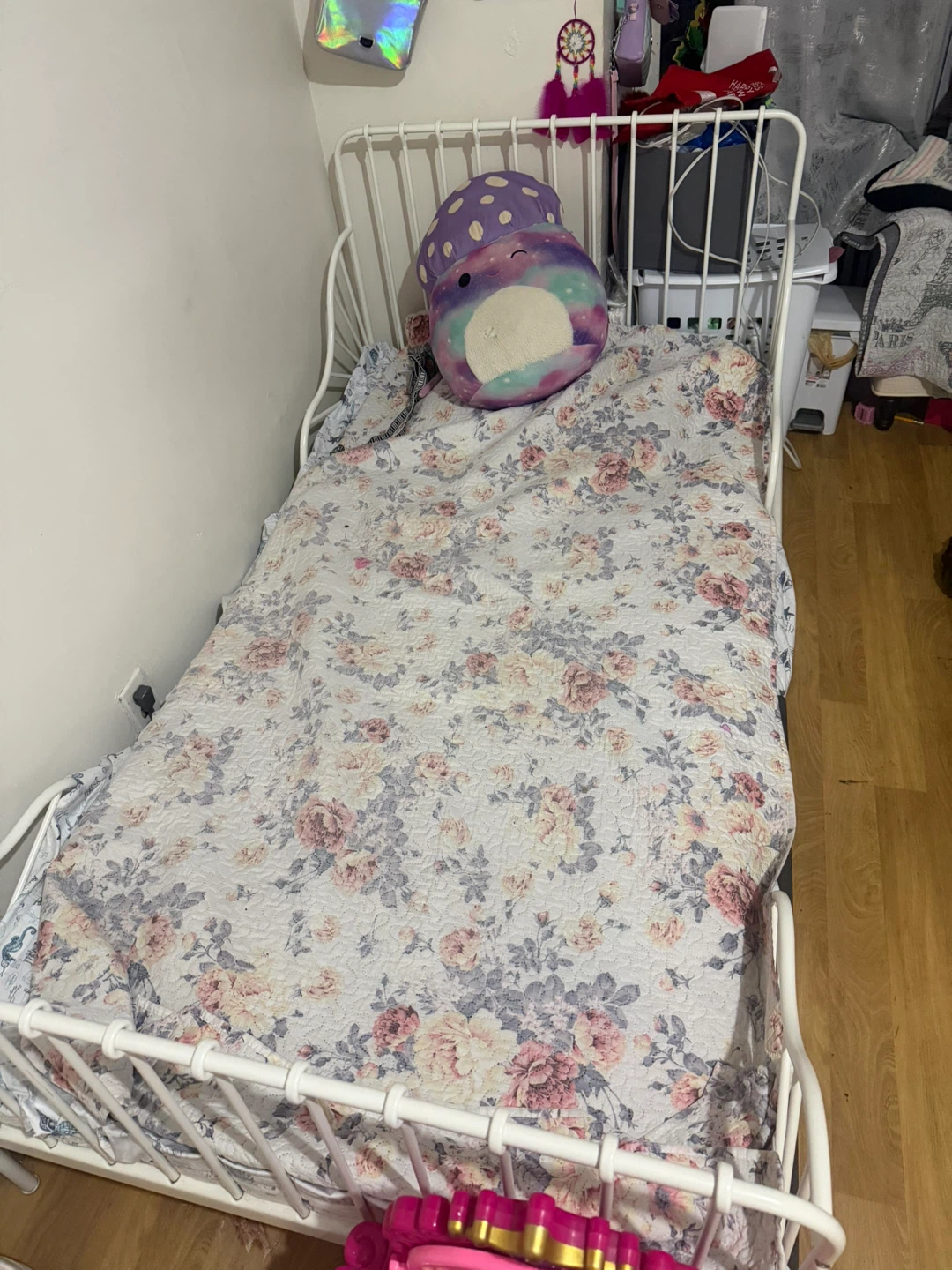 White Metal Toddler Bed - photo 3