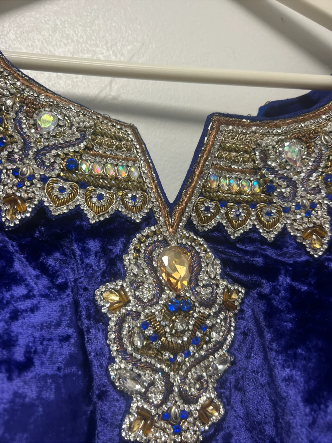 Blue Embellished Dress - photo 3