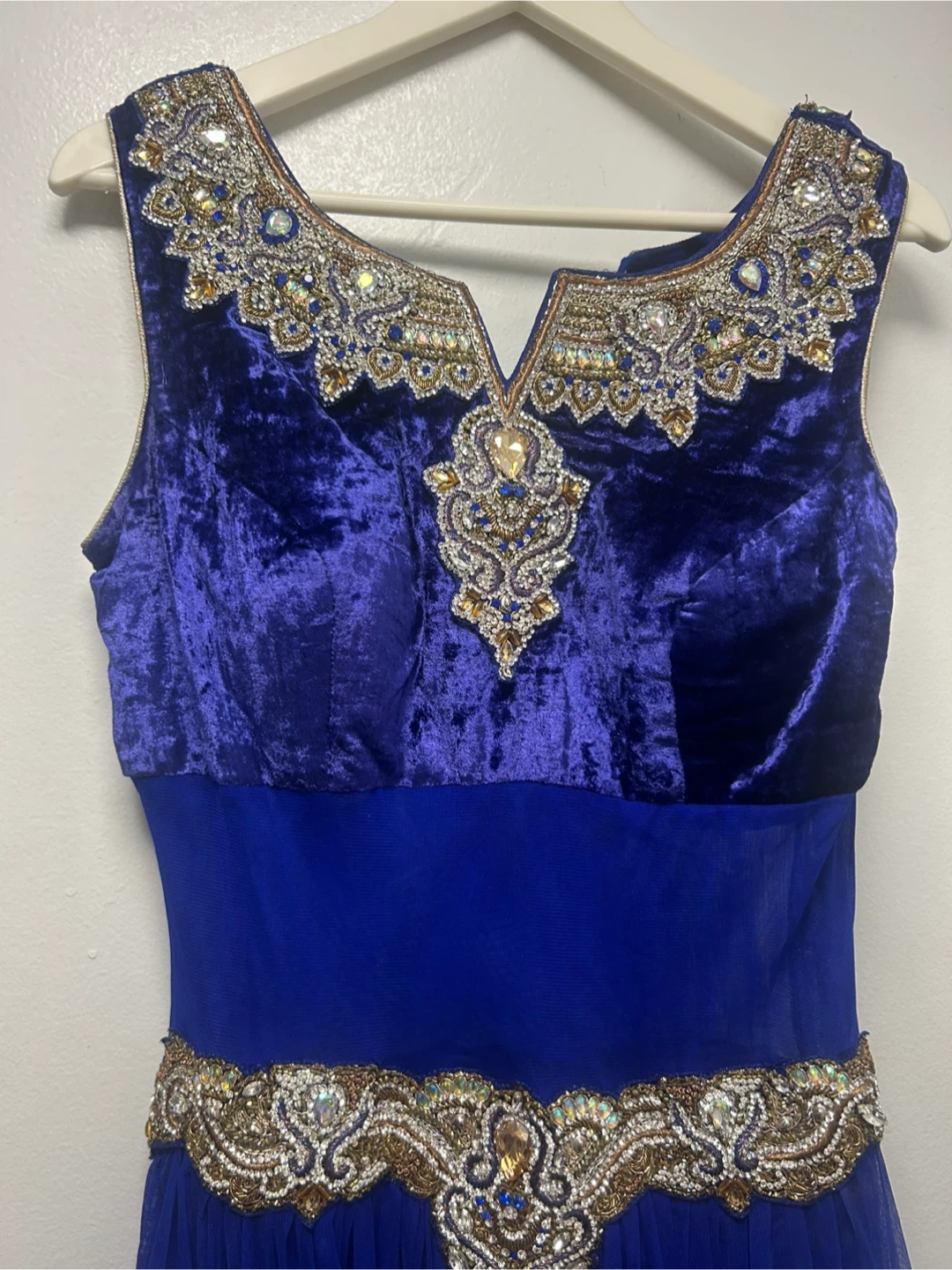 Blue Embellished Dress - photo 2