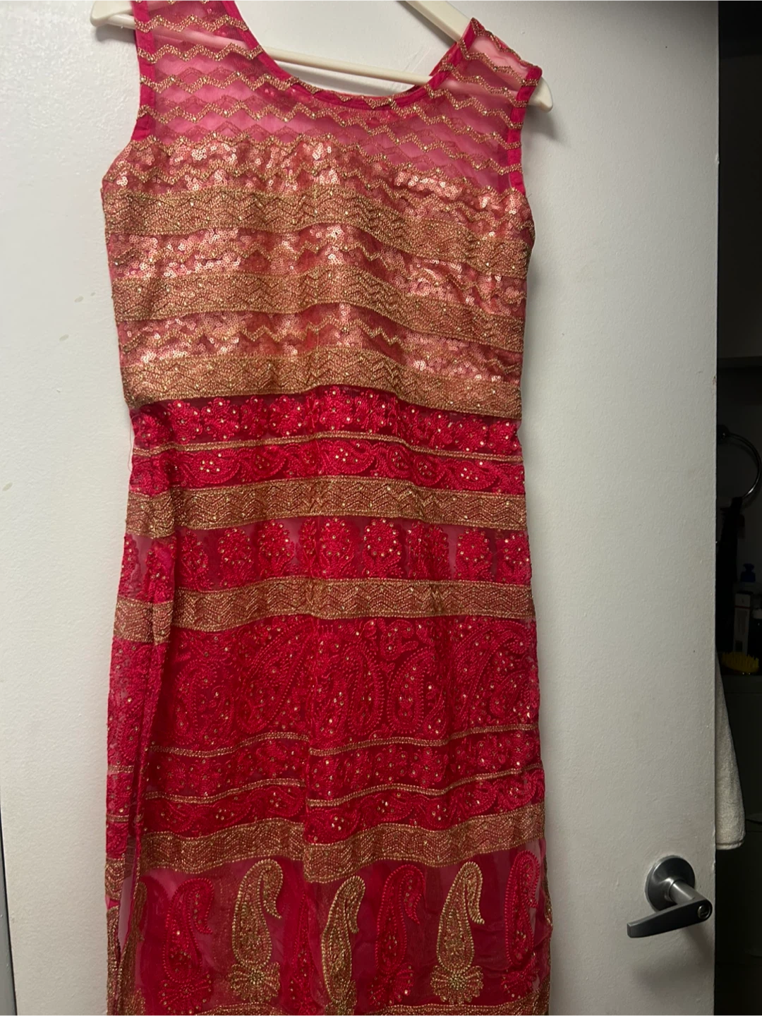 Embroidered Party Dress