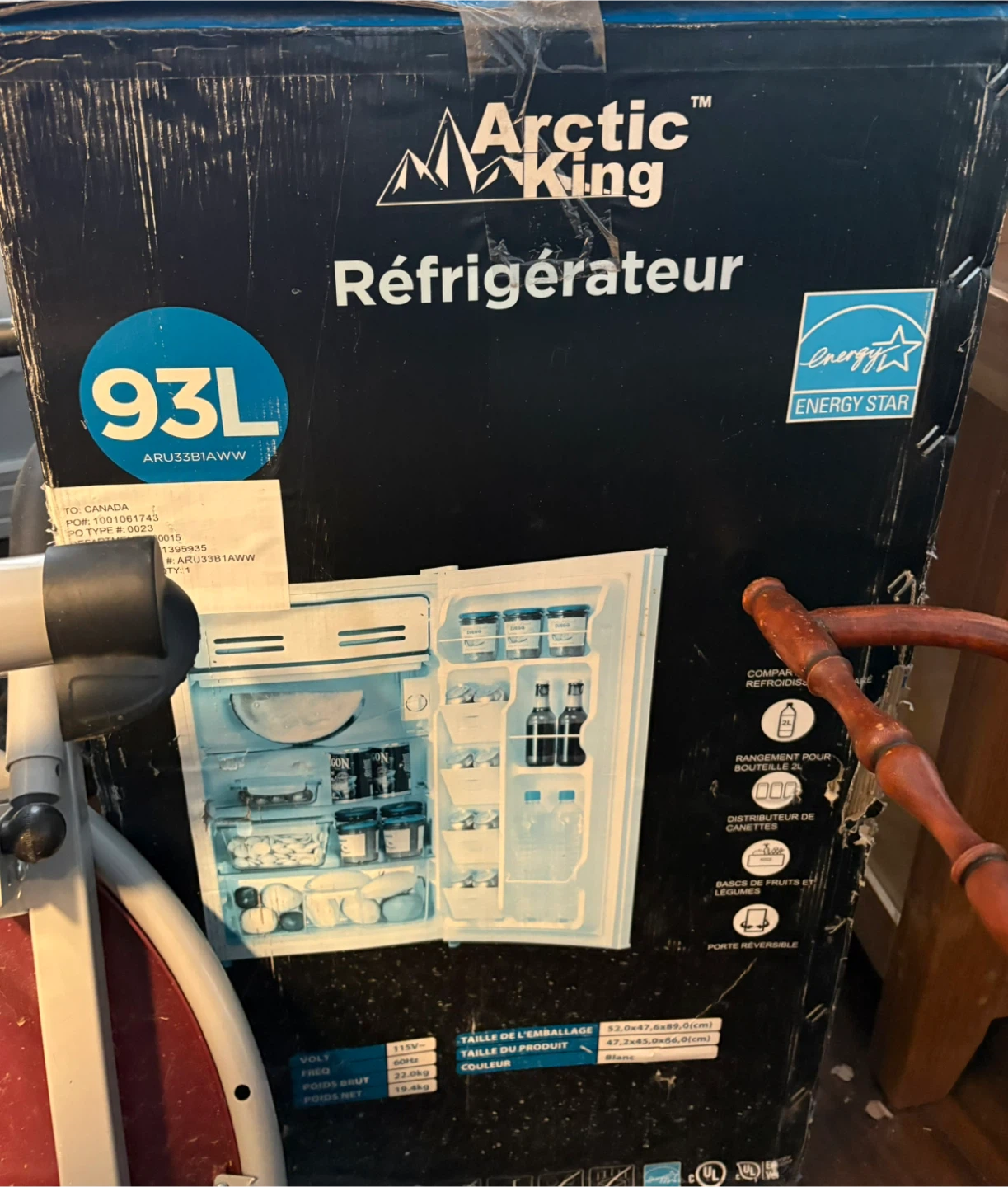 Arctic King 93L Refrigerator - Like New in Box!