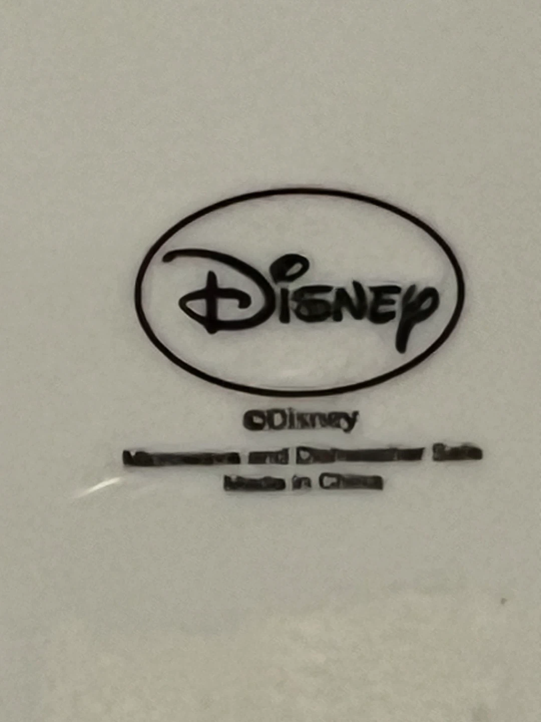 Disney Mickey Goofy Black White Grid Dinner Plate Set Of 2 10.5 - photo 2