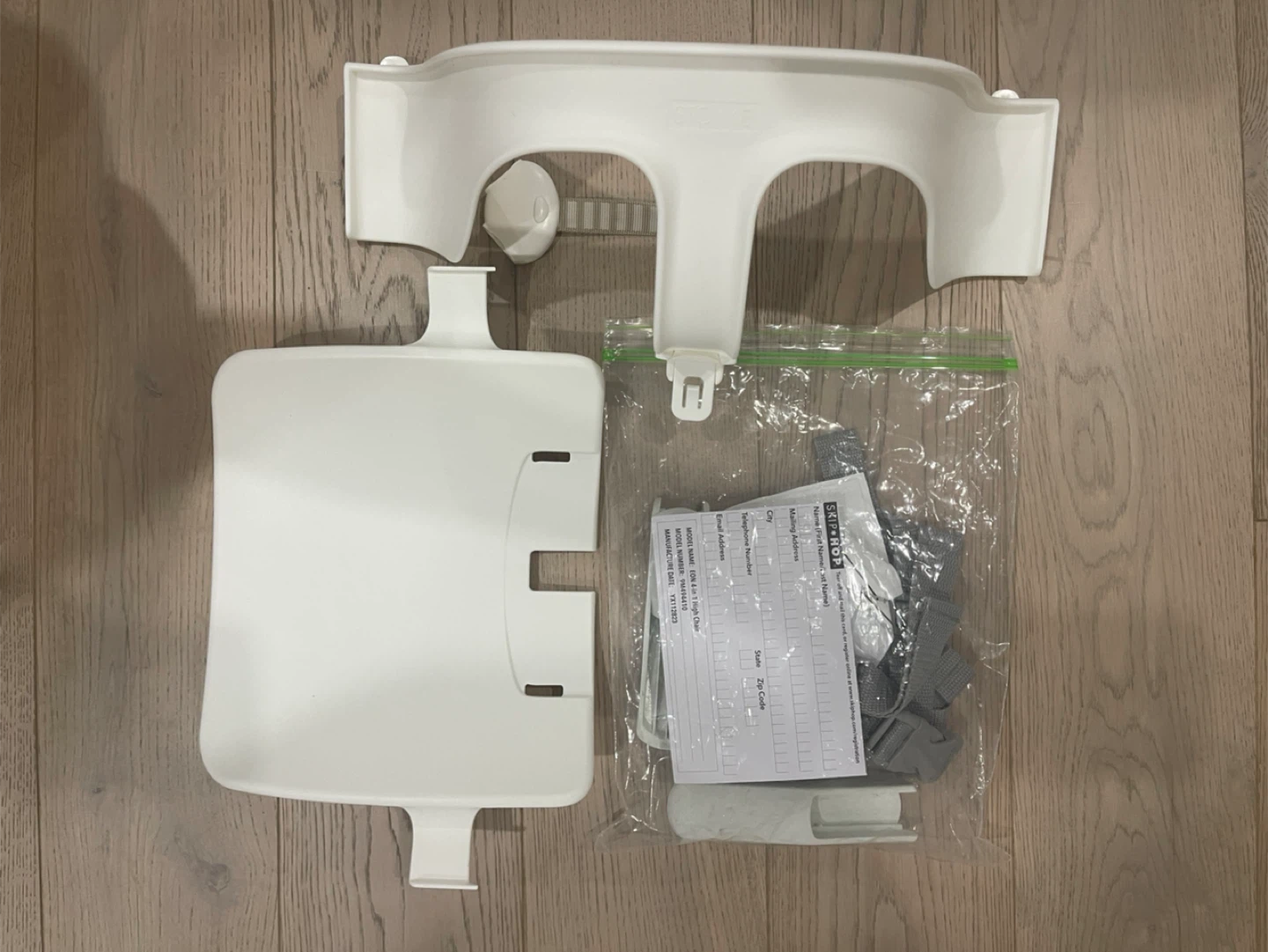 High Chair - Grey/White - photo 2