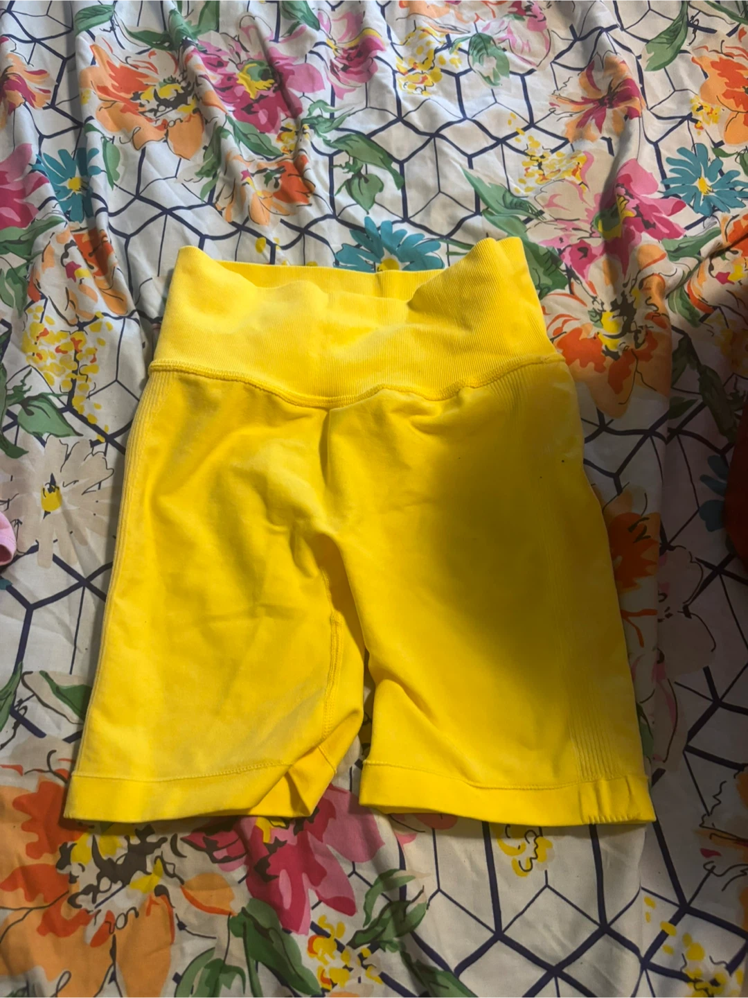 Yellow Athletic Shorts