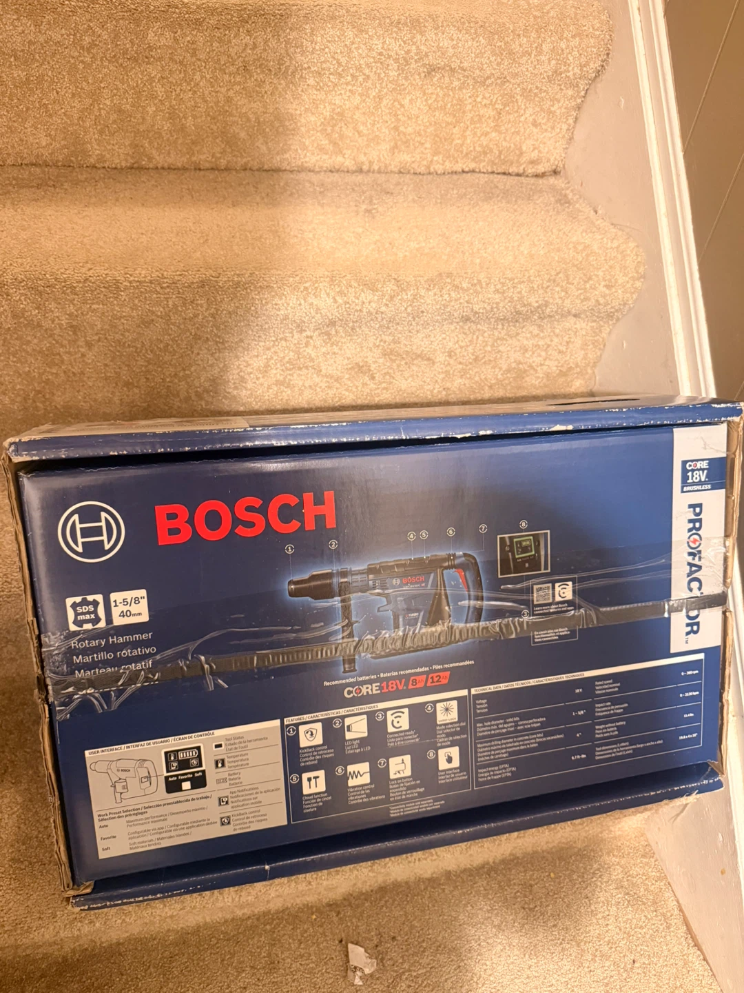 Bosch Profactor 18V SDS-max Rotary Hammer - photo 2