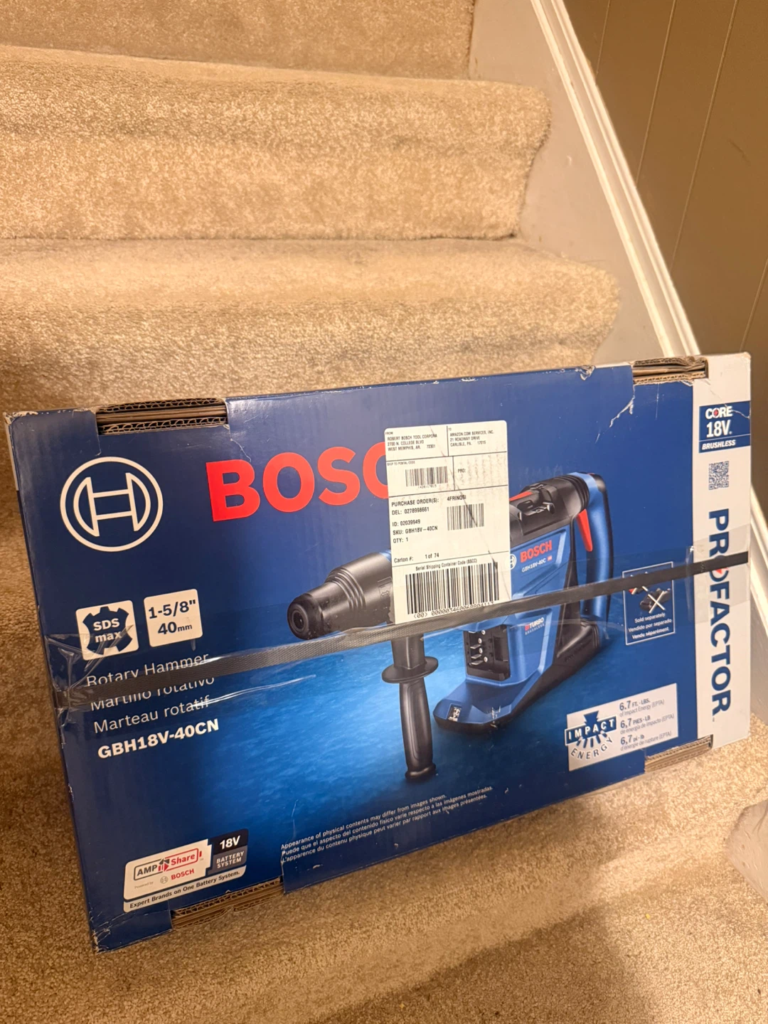 Bosch Profactor 18V SDS-max Rotary Hammer - photo 4