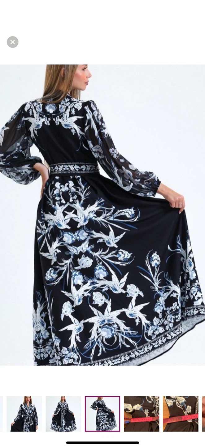 Floral Print Maxi Dress - photo 2