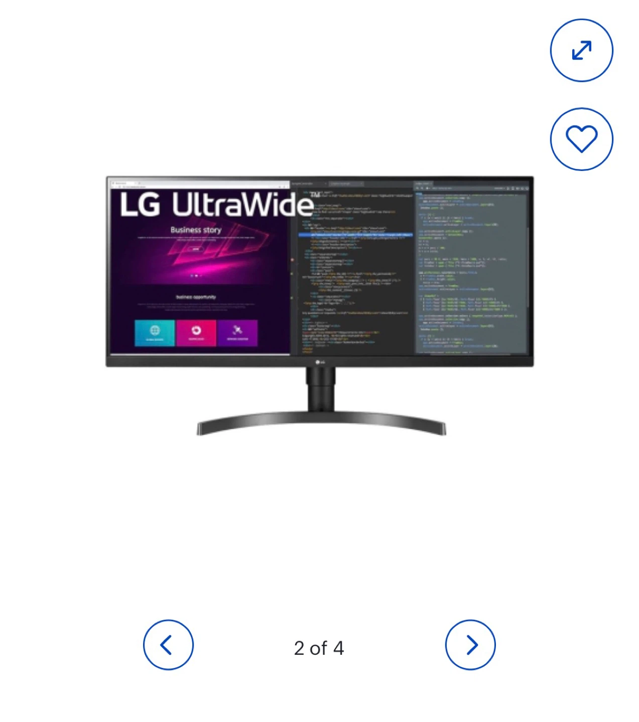LG UltraWide Monitor 29 inch
