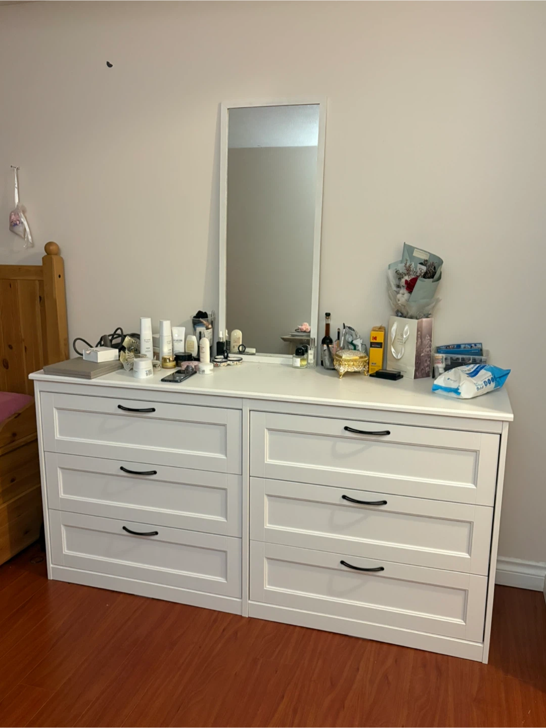 IKEA Hemnes White Dresser & Shoe Cabinet