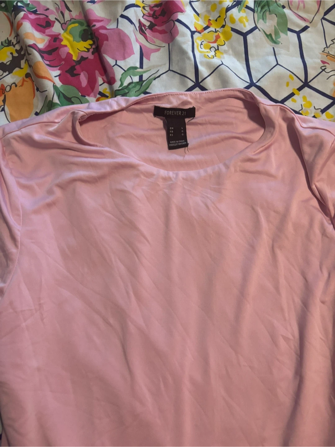 Forever 21 Pink Bodysuit - Size large - photo 2
